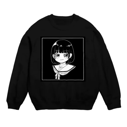 -ｾｰﾗｰ服ちゃん- Crew Neck Sweatshirt