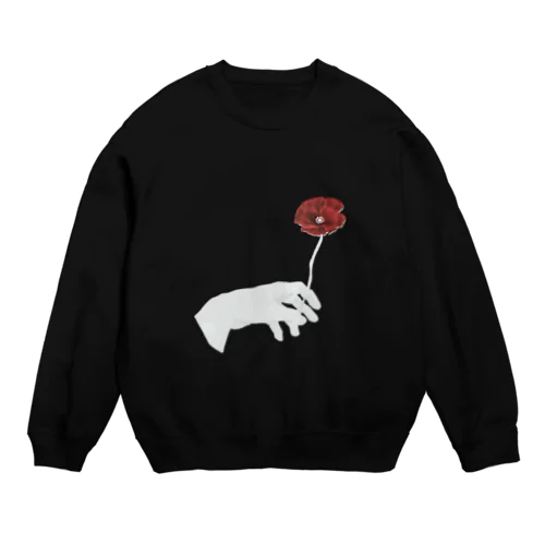 喫烟する花言葉 Crew Neck Sweatshirt