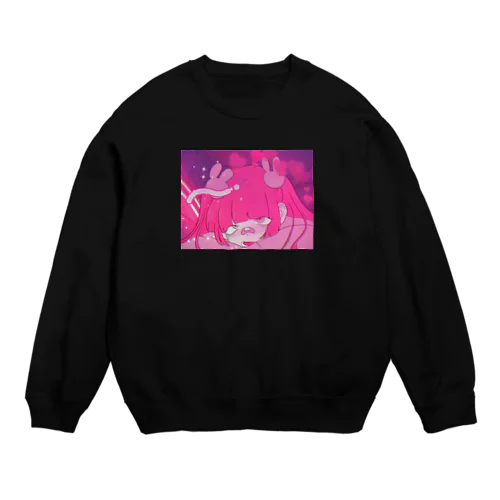 ぴんくがーる Crew Neck Sweatshirt