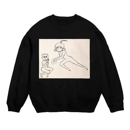 タオルどうぞ Crew Neck Sweatshirt