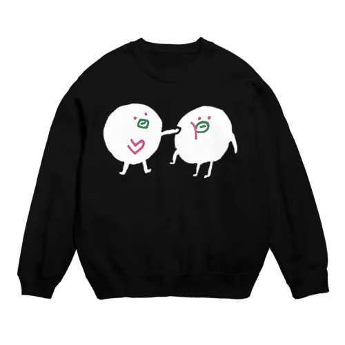 小さいいきもの　ぱんち Crew Neck Sweatshirt