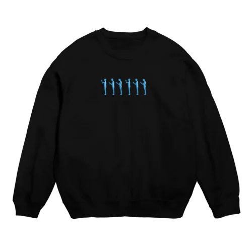 Straight neck Crew Neck Sweatshirt