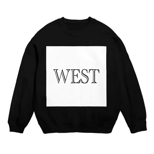 西へ Crew Neck Sweatshirt