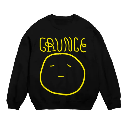 ぐにゃっとしたスマイル Crew Neck Sweatshirt
