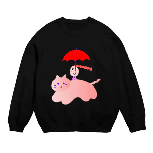 あめふり Crew Neck Sweatshirt