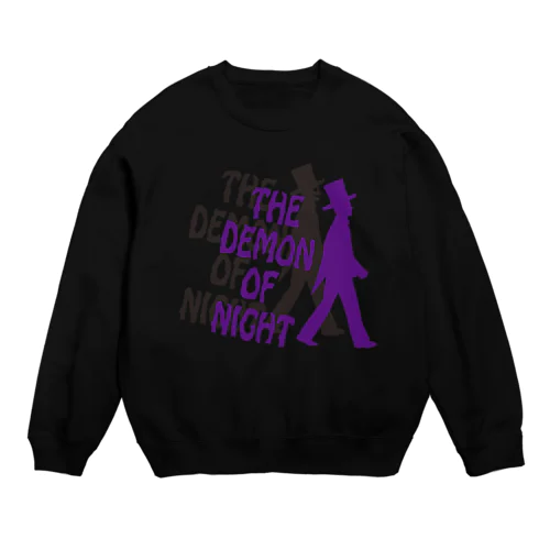 DEMON OF NIGHT Crew Neck Sweatshirt