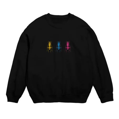 3色カミキリ Crew Neck Sweatshirt