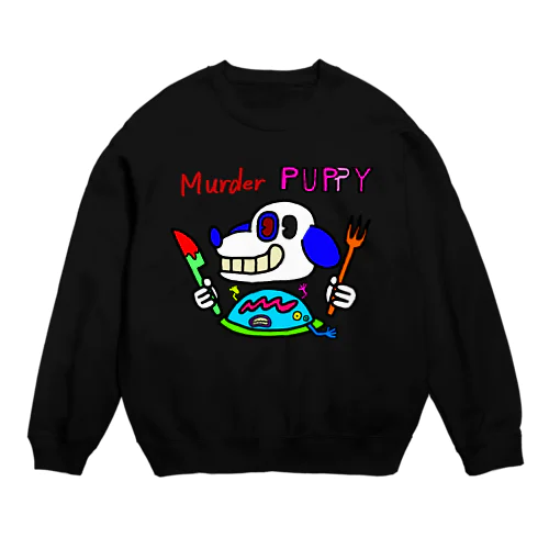 murder puppy5 Crew Neck Sweatshirt