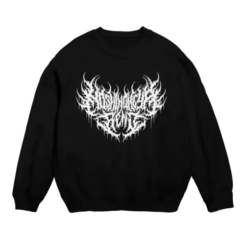 星ノ宮れの ロゴ(白) Crew Neck Sweatshirt