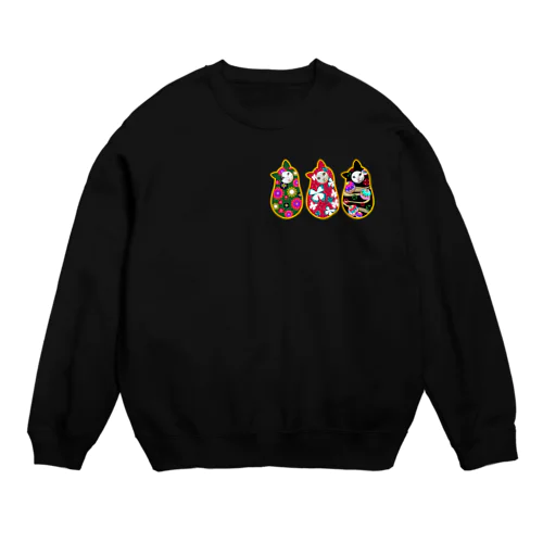 和雑貨　女将マトリョーシカ Crew Neck Sweatshirt