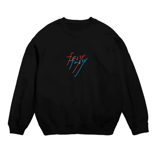 fuzzy Crew Neck Sweatshirt