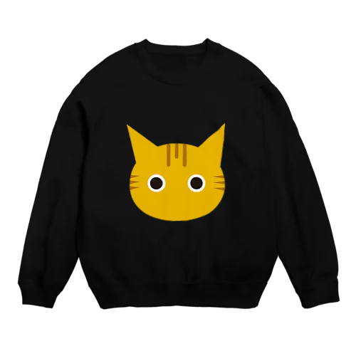 茶トラ Crew Neck Sweatshirt