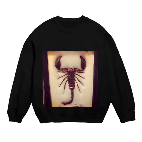 黒オオトカゲ Crew Neck Sweatshirt