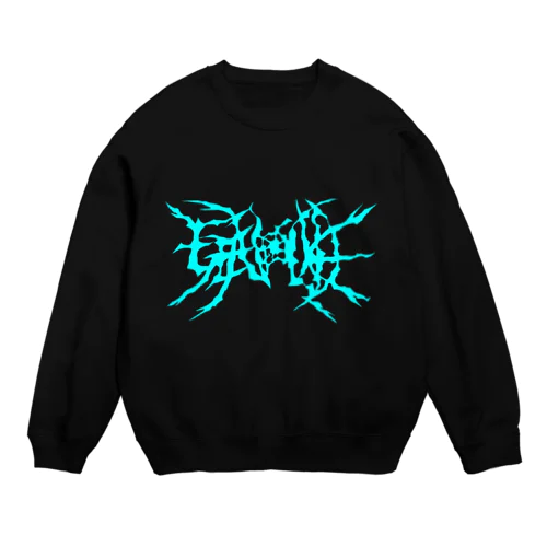 GENOCIDE メタルロゴ　ブルー Crew Neck Sweatshirt