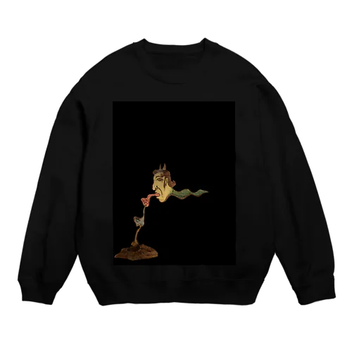 ニョロニョロ先輩です。 Crew Neck Sweatshirt