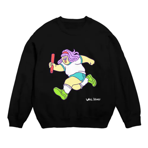 リレーガール Crew Neck Sweatshirt