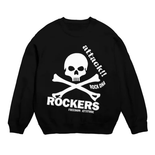 ROCKERS  DARK COLOR VERSION Crew Neck Sweatshirt