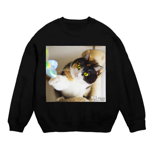 アイドル猫　ミッカ Crew Neck Sweatshirt