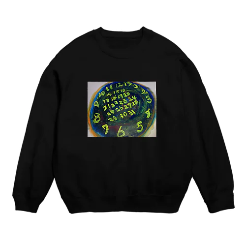 ロンT ブラック Crew Neck Sweatshirt