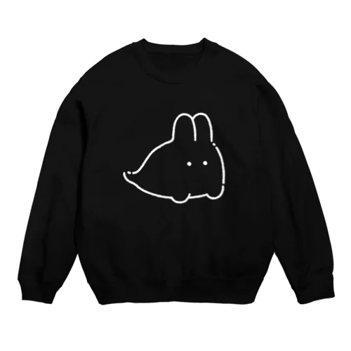 うさぎゴースト Crew Neck Sweatshirt