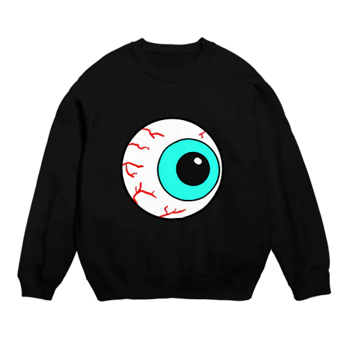 青い目玉 Crew Neck Sweatshirt