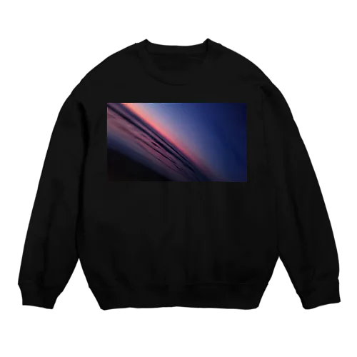 日の出前の空と海 Crew Neck Sweatshirt