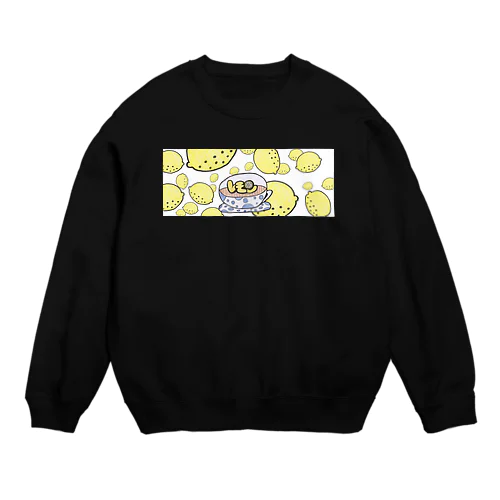 私はレモンティーが大好きです！(レモンシャワー) Crew Neck Sweatshirt