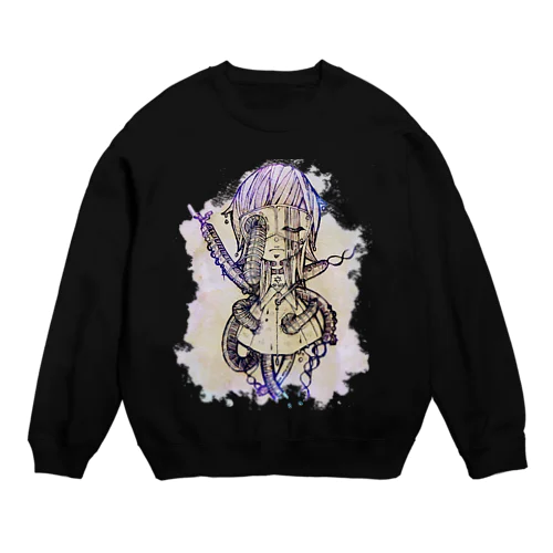 雨子ちゃん Crew Neck Sweatshirt