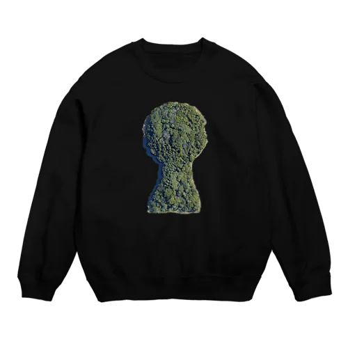 箸墓古墳（シンプルver.) Crew Neck Sweatshirt