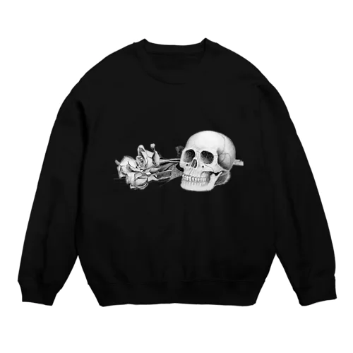 Rose&Skull Crew Neck Sweatshirt