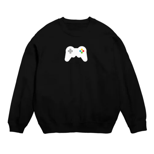 GameController white Crew Neck Sweatshirt