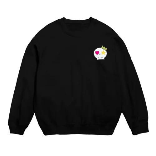 ﾜﾝﾎﾟｲﾝﾄ💀どくろ👑ｸﾗｳﾝ Crew Neck Sweatshirt