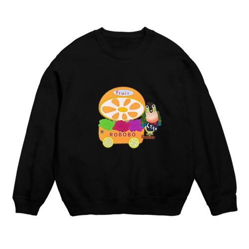 ROBOBO 果物屋さん Crew Neck Sweatshirt