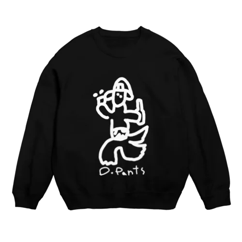 D.Pants11白 Crew Neck Sweatshirt