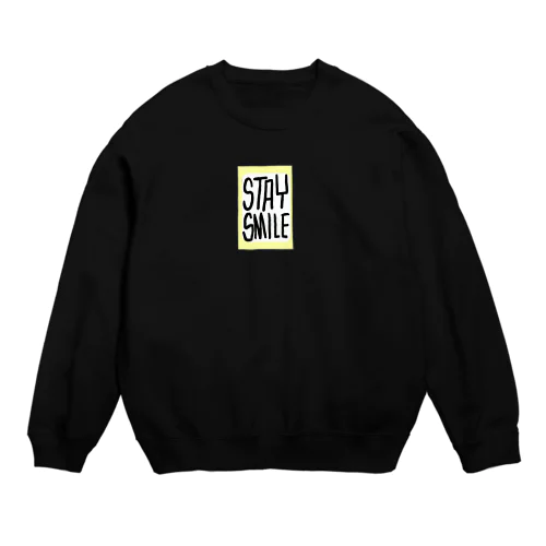 STAY SMILE シール Crew Neck Sweatshirt