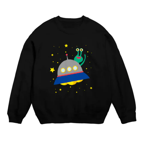 UFOと宇宙人 Crew Neck Sweatshirt