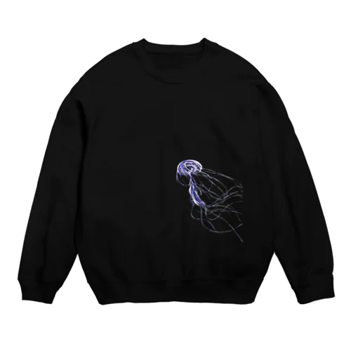 maoko's クラゲーpurple Crew Neck Sweatshirt