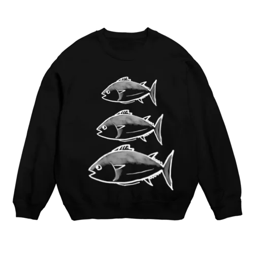 とってもまぐろ Crew Neck Sweatshirt