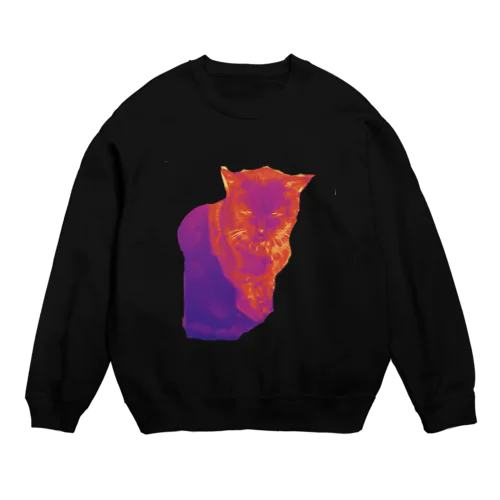 くろちゃん Crew Neck Sweatshirt