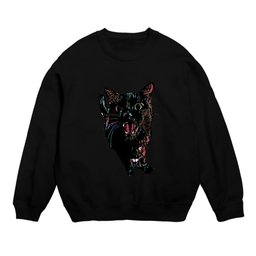 おねだり黒猫。 Crew Neck Sweatshirt