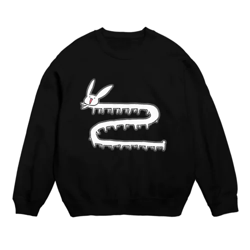 うさぎ頭族(ひゃくそくうさぎ) Crew Neck Sweatshirt