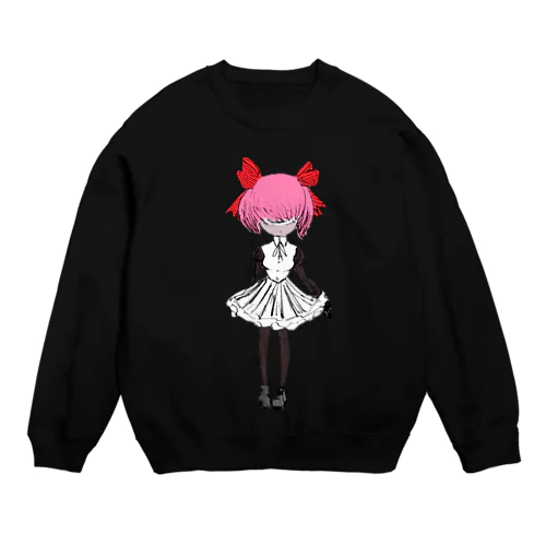 単眼ちゃん Crew Neck Sweatshirt