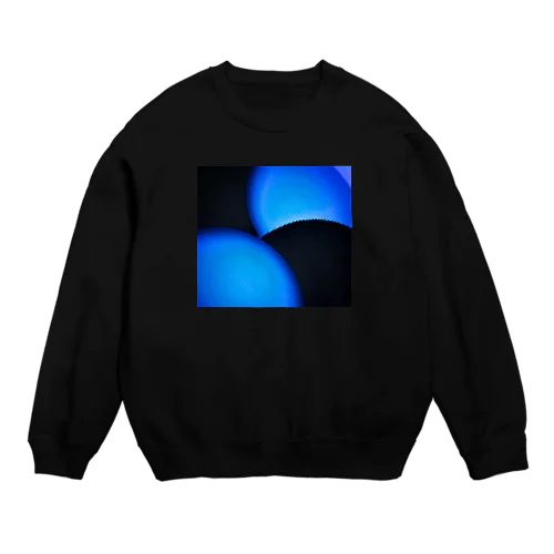 BLACK × BLUE  by RYONCHY Crew Neck Sweatshirt