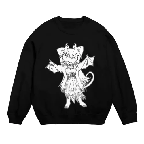 デビルルにゃん Crew Neck Sweatshirt