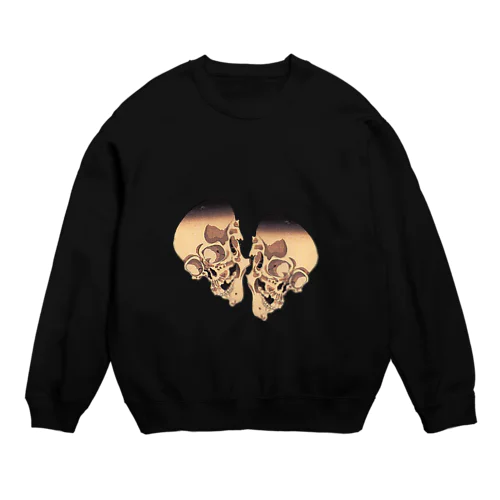 Gasha Heart Crew Neck Sweatshirt