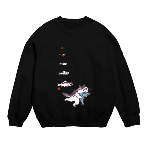 鮭の一生 Crew Neck Sweatshirt