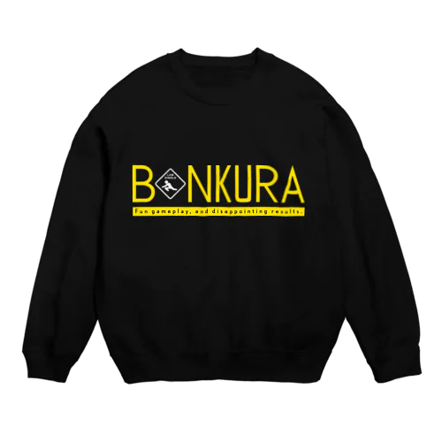 BONKURA TYPO YLW Crew Neck Sweatshirt