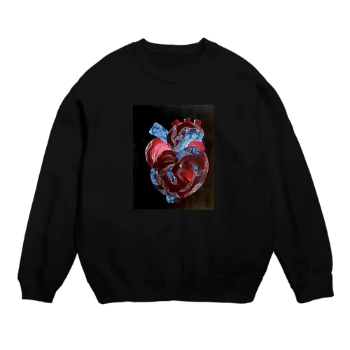 h e a r t Crew Neck Sweatshirt