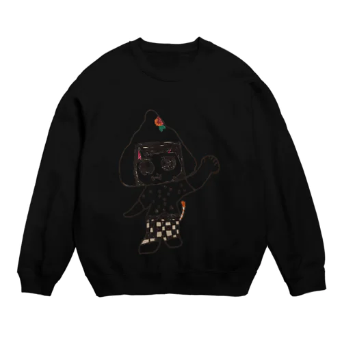 おににゃん Crew Neck Sweatshirt