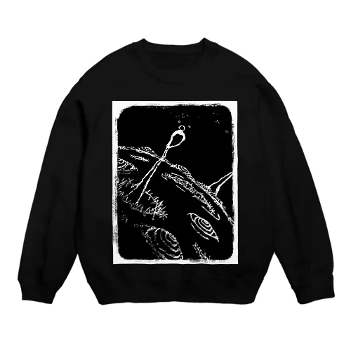 食石惑星シリーズ Crew Neck Sweatshirt